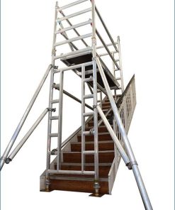 No-slip adjustable footplates secure the base of the tower, and with a platform length of 1800mm.