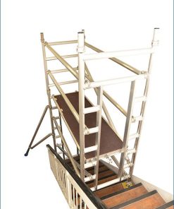 No-slip adjustable footplates secure the base of the tower, and with a platform length of 1800mm.